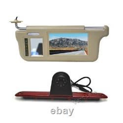 Driver Side Sun Visor Rear View Mirror Monitor Reversing Camera for MB Sprinter