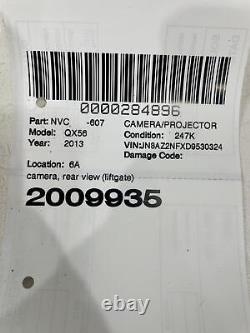 Fits 2011 2012 2013 INFINITI QX56 Rear View Backup Reverse Camera OEM