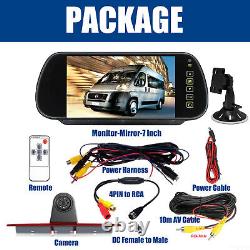 For Mercedes Sprinter Reversing Camera 7 Mirror Monitor Windscreen Suction Kit