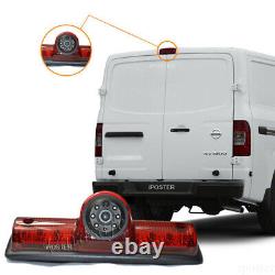 HD Brake Light Backup Camera 7 Mirror Monitor Kit For Nissan NV 1500 2500 3500