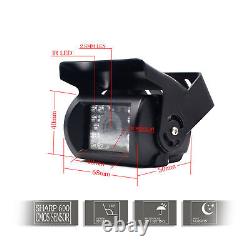 Iposter 9 Quad Monitor Black Dual Head Rear View Reversing Cameras For Truck Rv