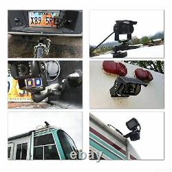 Iposter 9 Quad Monitor Black Dual Head Rear View Reversing Cameras For Truck Rv