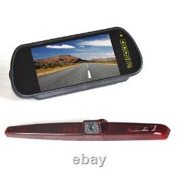 Marker Light Reversing Camera & 7 Inch Rear View Mirror Monitor for RV Motorhome