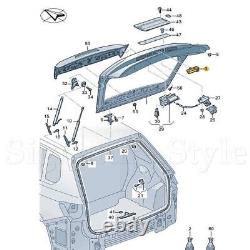 New VW Touareg Pushbutton Electric Lid Lock Reversing Rear View Camera 760827566