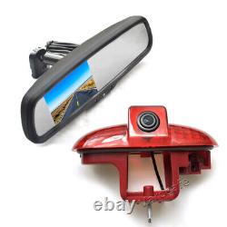 Parking Reverse Camera + Replacement Rear View Mirror Monitor for Renault Trafic