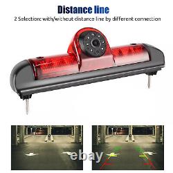 Rear Brake Light Backup Camera For Fiat Peugeot Boxer Van 2006-2023 + 7 Monitor
