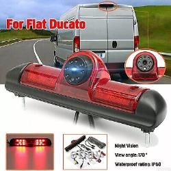 Rear Brake Light Backup Camera For Fiat Peugeot Boxer Van 2006-2023 + 7 Monitor
