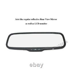 Rear View Mirror Monitor Display Reverse Backup Camera For Audi A6L A3 A4 A8 Q5