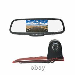 Rear View Reverse Camera Mirror Monitor for Ford Transit / Tourneo Custom Van
