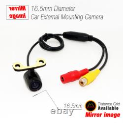 Rear view reversing system set 8-sensor reversing radar + 16.5mm external camera