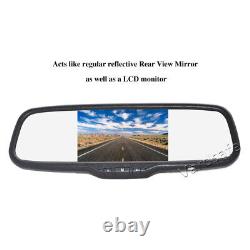 Reversing Camera & Rear View Mirror Monitor for Citroen Berlingo Peugeot Partner