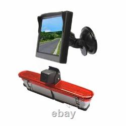 Reversing Camera & Suction Cup Rear View Monitor for Fiat Doblo/Opel Combo