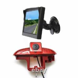 Reversing Camera & Suction Cup Rear View Monitor for Renault Trafic Opel Combo