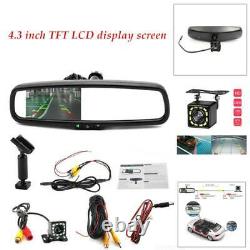 Reversing Dimming Rear View Mirror Monitors withRear LED Camera Night Vision4.3