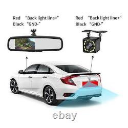 Reversing Dimming Rear View Mirror Monitors withRear LED Camera Night Vision4.3