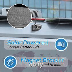 Solar Wireless Reverse Camera 7'' Rear View DVR Monitor For Camper/Hitch/Trailer