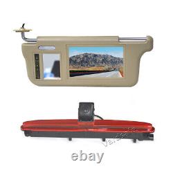 Sun Visor Rear View Mirror Monitor & Reversing Camera for Iveco Daily