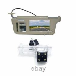 Sun Visor Rear View Monitor Reverse Camera for Renault Fluence Dacia Duster