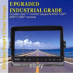 Super Clear Ahd 720p 7 Rear View Reverse Backup Camera System Truck Skid Steer
