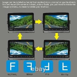 Super Clear Ahd 720p 7 Rear View Reverse Backup Camera System Truck Skid Steer