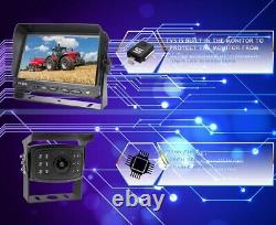 Super Clear Ahd 720p 7 Rear View Reversing Backup Camera System Kit Skid Steer