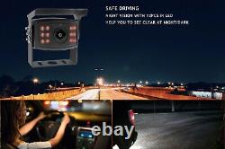 Super Clear Ahd 720p 7 Rear View Reversing Backup Camera System Kit Skid Steer