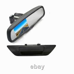 Tailgate Parking Reverse Camera Rear View Mirror Monitor for Toyota Hilux