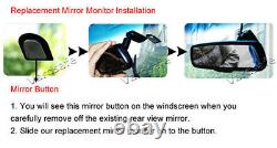 Tailgate Parking Reverse Camera Rear View Mirror Monitor for Toyota Hilux