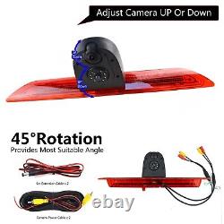 Twin Lens Brake Light Rear View Reversing Camera for Ford Transit + 7'' Monitor