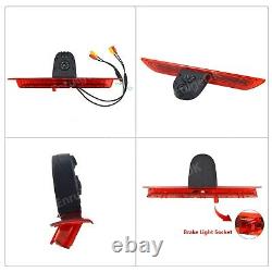 Twin Lens Brake Light Rear View Reversing Camera for Ford Transit + 7'' Monitor