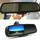 Us 4.3 Reversing Dimming Car Rear View Mirror Monitors Rear 12 Led Camera Night
