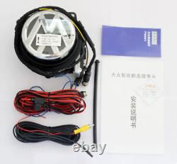 VW Car Flip Logo Rear view Emblem Reverse Camera For Magotan CC GOLF MK6 Rotate