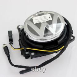 VW Car Flip Logo Rear view Emblem Reverse Camera For Magotan CC GOLF MK6 Rotate