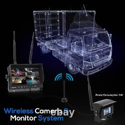 Waterproof Car Parking Rear View Reverse Safety Vehicle Monitor System WithQuad Vi