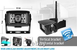 Wireless Backup Camera System Kit 7'' Monitor Reverse Rear View Camera W01