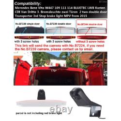 Wireless Car Reversing Backup Camera 4.3' Vehicle Rear View Monitor For Mercedes