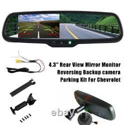 Wireless Car Reversing Backup Camera 4.3' Vehicle Rear View Monitor For Mercedes
