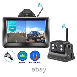 Wireless Magnetic Battery Operated Portable Car Rear View Reverse Backup Camera