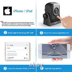 Wireless WIFI Magnetic Battery Rear View Reversing Camera For IOS Android Phone