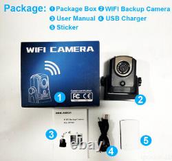 Wireless WIFI Magnetic Battery Rear View Reversing Camera For IOS Android Phone
